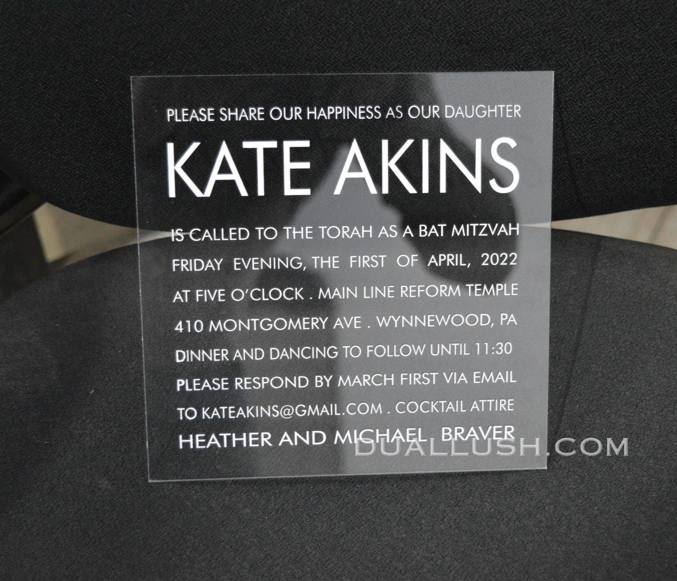 Invitations by Khan Etsy