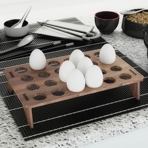 EGGS HOLDER - Template cutting file - wooden egg holder - kitchen decor - vintage egg holder - Laser cut wood file