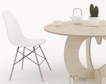 Monkey Table Template - Unique Café Furniture Design for CNC & Laser Cutting Machines