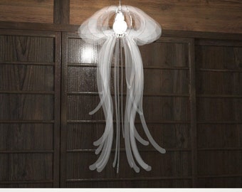 Lamp Jellyfish Aurelia - cutting file Lamp pendant light, wood lamp, pendant lighting, Designer light, ceiling, Lighting Fixture, Chandelier