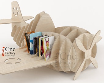 Airplane Costume Shelf Template: Laser & CNC Cutting Plans (Digital Download)