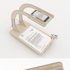 Plantilla de escáner de teléfono: planos de estación de escaneo móvil para bricolaje para corte láser y CNC