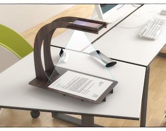 Wooden Phone Scanner Stand: Laser Cut Template (Digital Download)