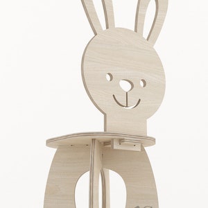 Bunny Chair Design: Wooden Kids Chair Templates (digital Download) - Etsy