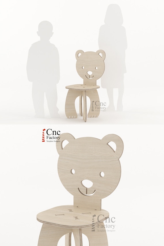 kids bear chair