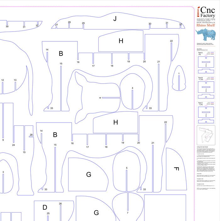 RHINO soporte del almacenaje de estante archivo de plantilla | Etsy