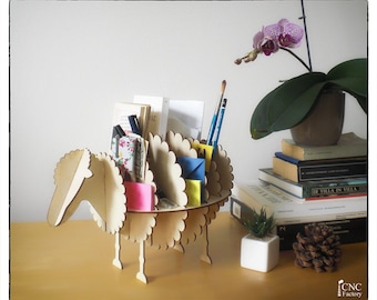 Sheep Shelf Laser Cut Template: 3D Sliced Model (Digital Download)