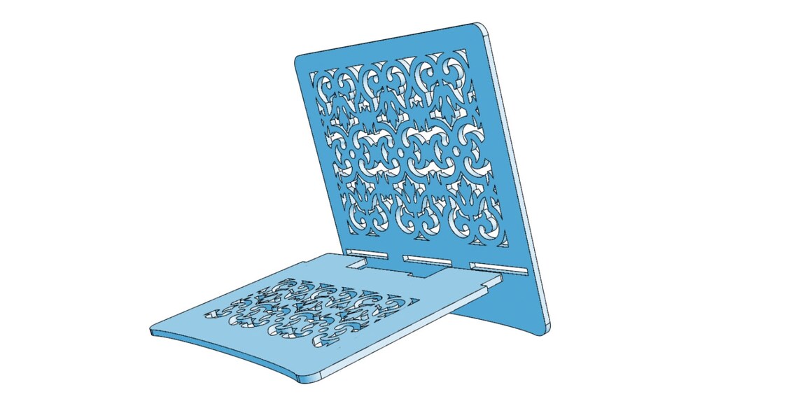 TABLET STAND Laser cutting template plans wooden ipad Etsy