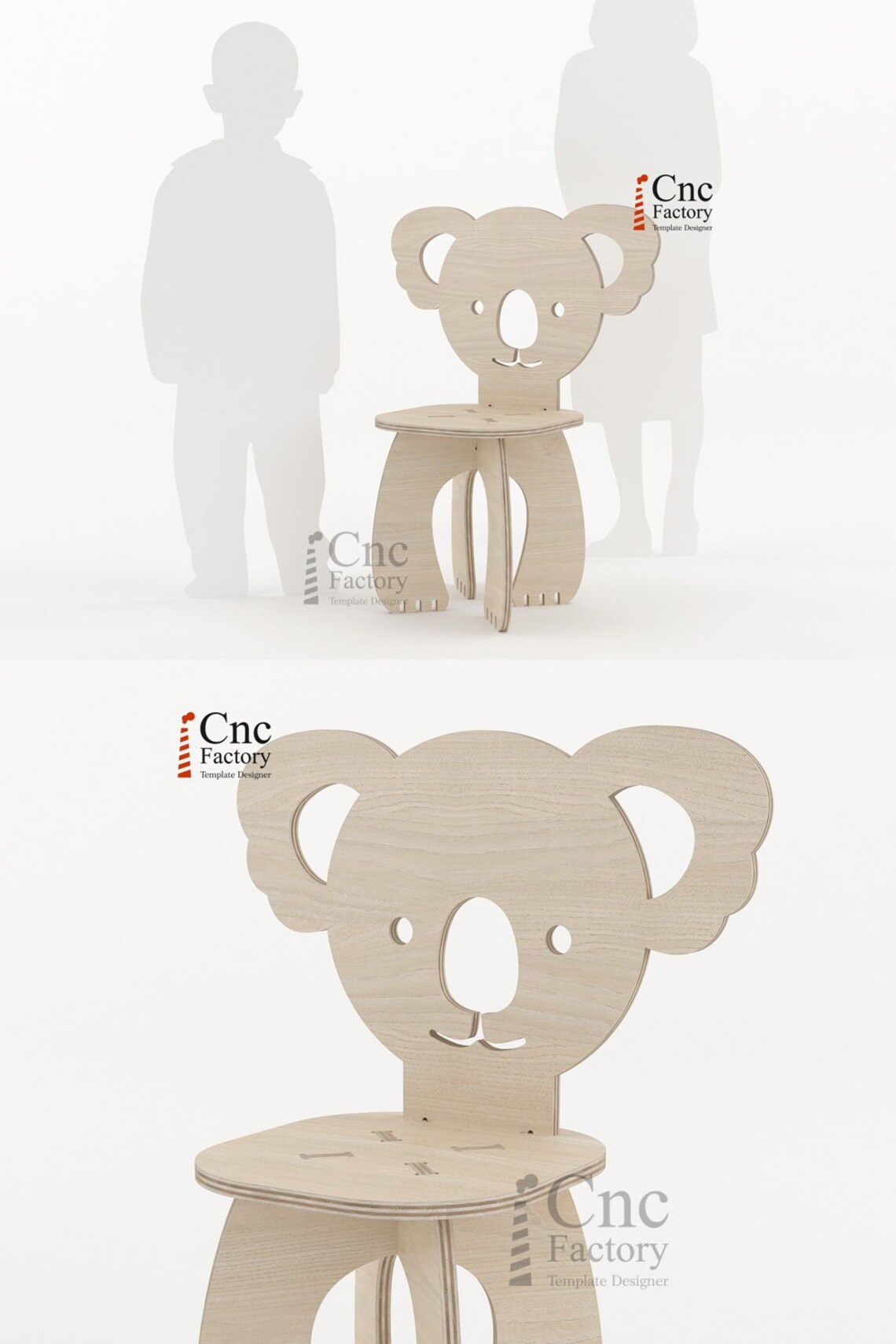 KOALA CHAIR Kids Playroom Furniture Animal Seat DIY - Etsy
