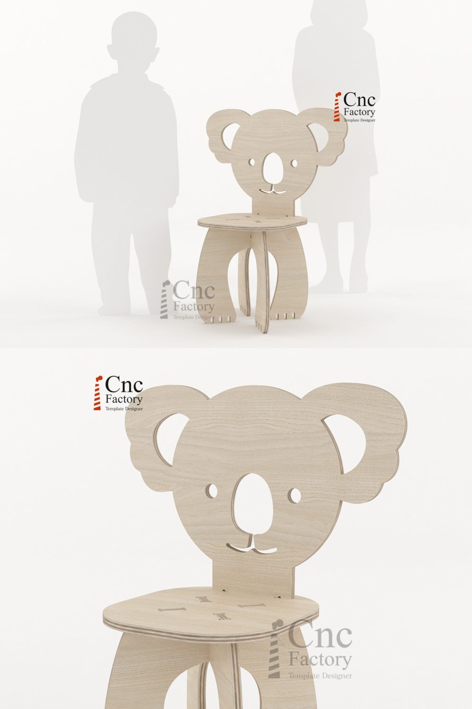 KOALA CHAIR Kids Playroom Furniture Animal Seat DIY Etsy