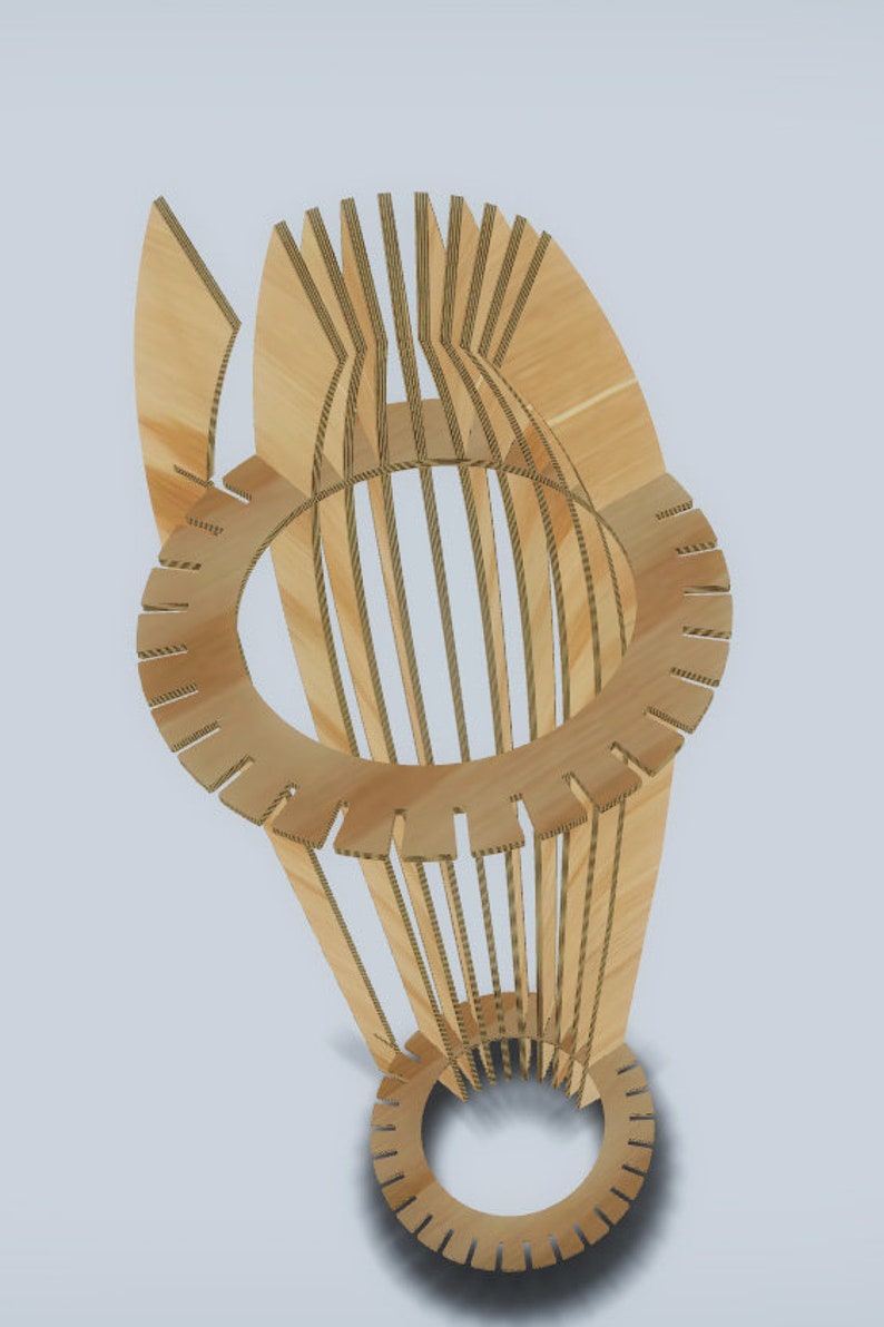cnc cut file for laser machine laser tag dxf cad sgv ai pdf vector drawing cuttable router ROME LAMP template Cnc cutting file Lamp