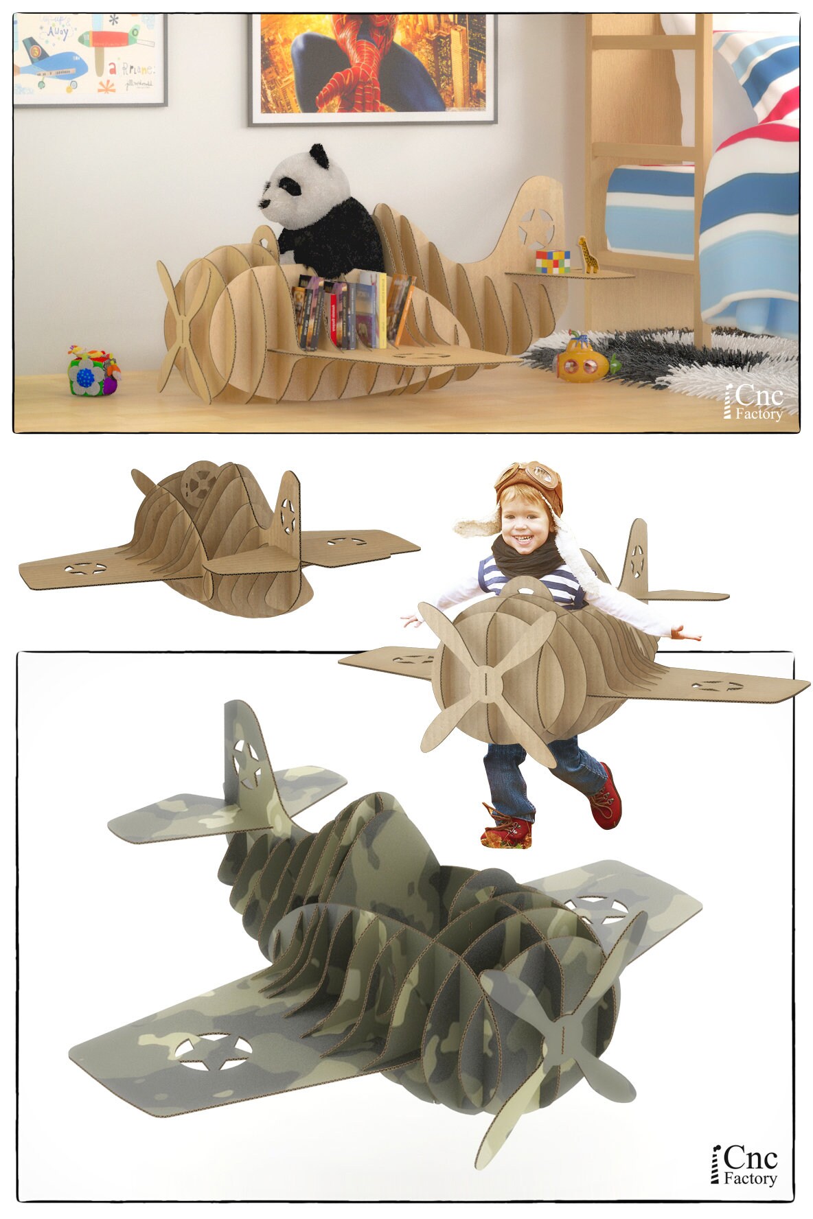 Airplane Costume Template: Laser & CNC Router Cutting Plans (digital ...