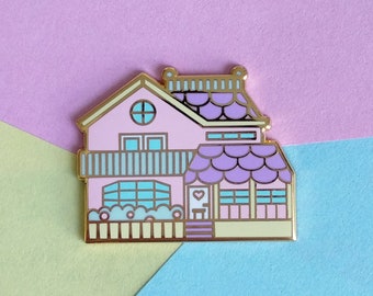 COZY HOME PIN- Tiny Houses hard enamel pin house