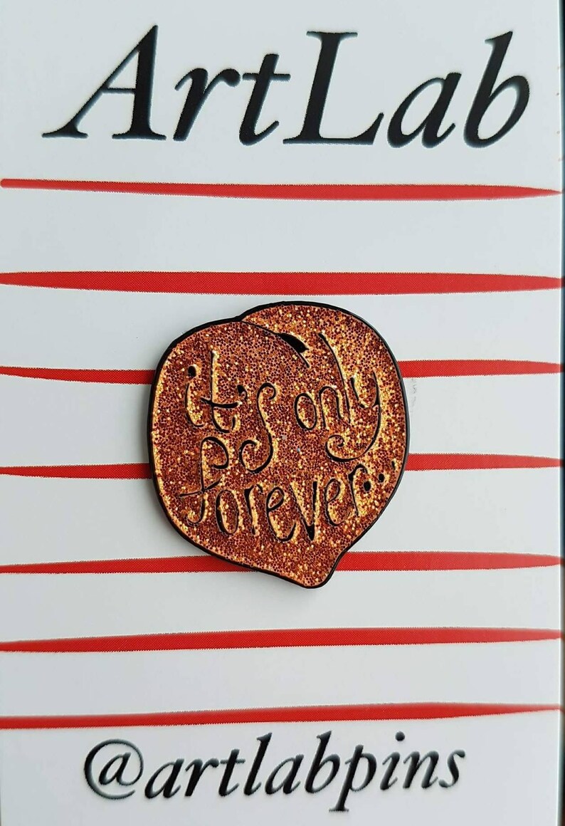 It's only forever Labyrinth Enamel pin / Lapel pin / Etsy