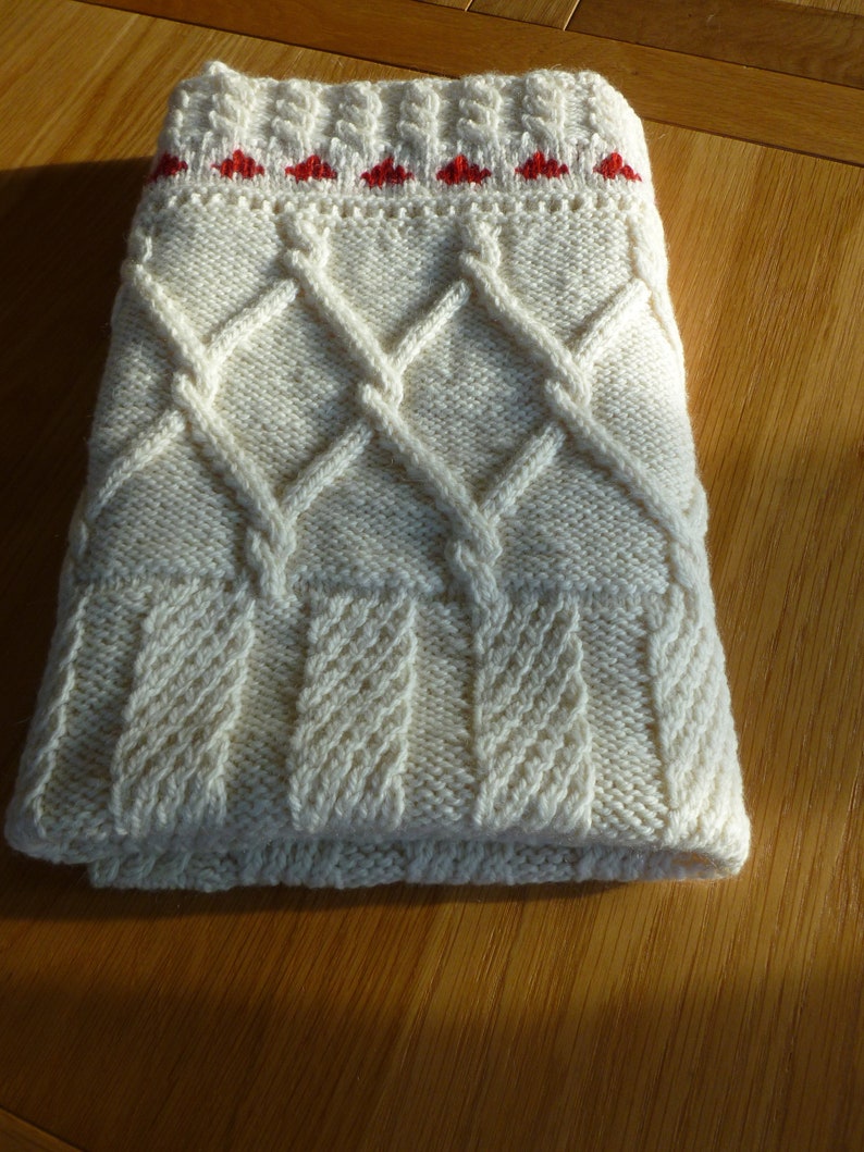 Knitting Pattern Birsay Baby Blanket Aran Digital Download Etsy