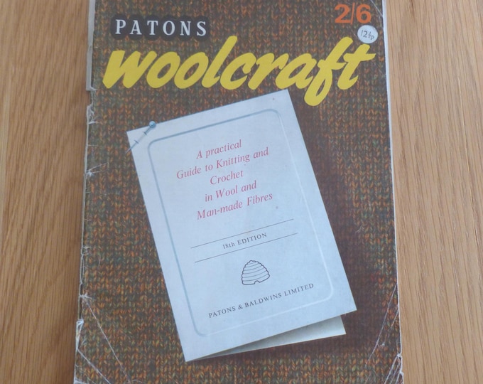 Vintage Patons Woolcraft booklet, 1950's