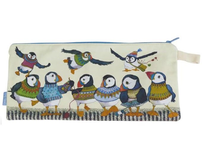 Long Project Bag by Emma Ball, zipped, cotton, lined