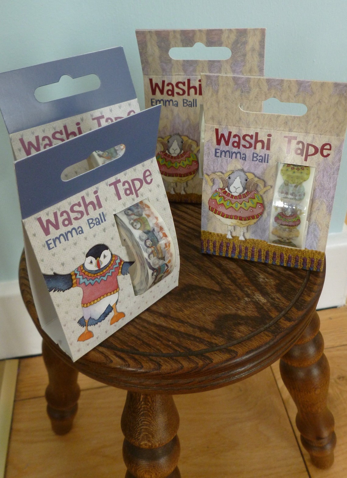 Washi Tape Low Tack Designed by Emma Ball 15 or 20 Mm X 10m Etsy UK