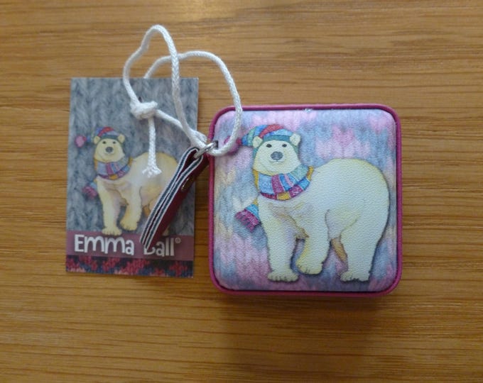 Tape Measure by Emma Ball, various designs, wipeable, 5.5 cm, 1.5 m retractable tape, Woolly Puffins, Sheep in Sweaters, Seathrift Puffins..