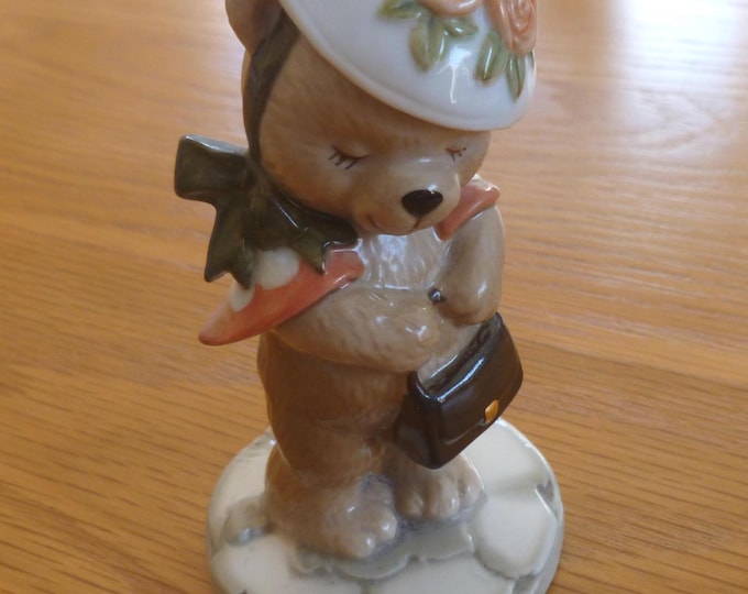 Bing and Grondahl Figurine, vintage, Victoria, 1998, teddy bear collection, sweet, granny, gift
