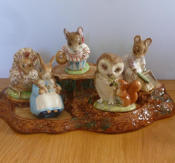 BESWICK beatrix potter Mr＆MrsPuddleduck Beatrix Potter Figurines, Beswick, Royal Albert, Vintage