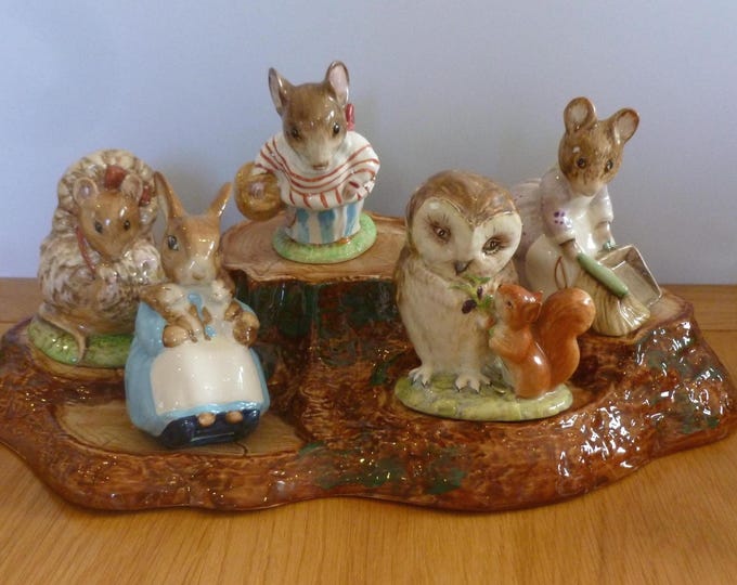 Beatrix Potter Figurines, Beswick, Royal Albert, vintage collectables, made in England, Peter Rabbit, Jemima Puddleduck, Hunca Munca.....