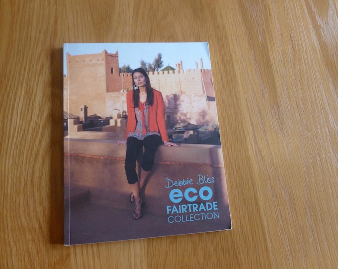 Debbie Bliss Eco Fairtrade Collection, knitting pattern book, Aran, womens, cardigans, sweaters, tunics, gilet, UK