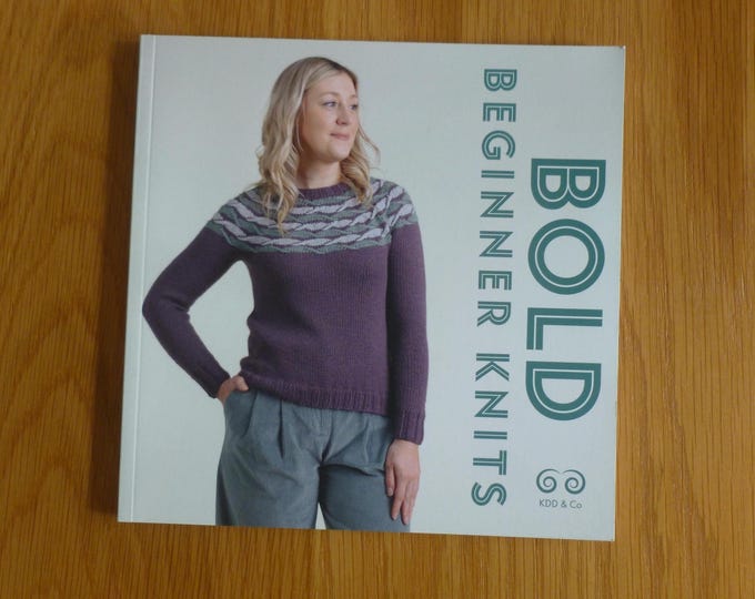 Bold Beginner Knits, by Kate Davies, knitting pattern book