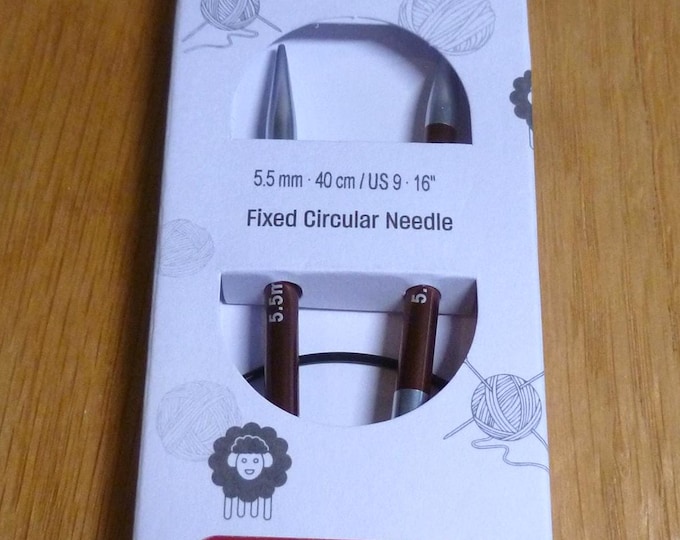 KnitPro Fixed Circular Needle, Zing, 5.5 cm, 40 cm