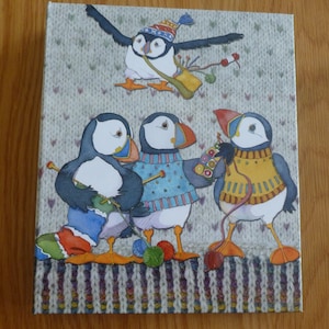 Project Folder & Refill Packs, Emma Ball, Sheep and Woollies, Woolly Puffins, knitting, crochet, notebook, organiser, A5, ring bound