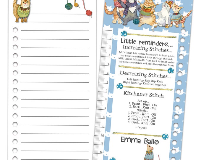 Colour Chart Cards, Emma Ball, Woolly Puffins, Sheep in Sweaters, 210 x 99 mm, 16 holes, 5 cards,recyclable bag, colourwork,knitting,crochet