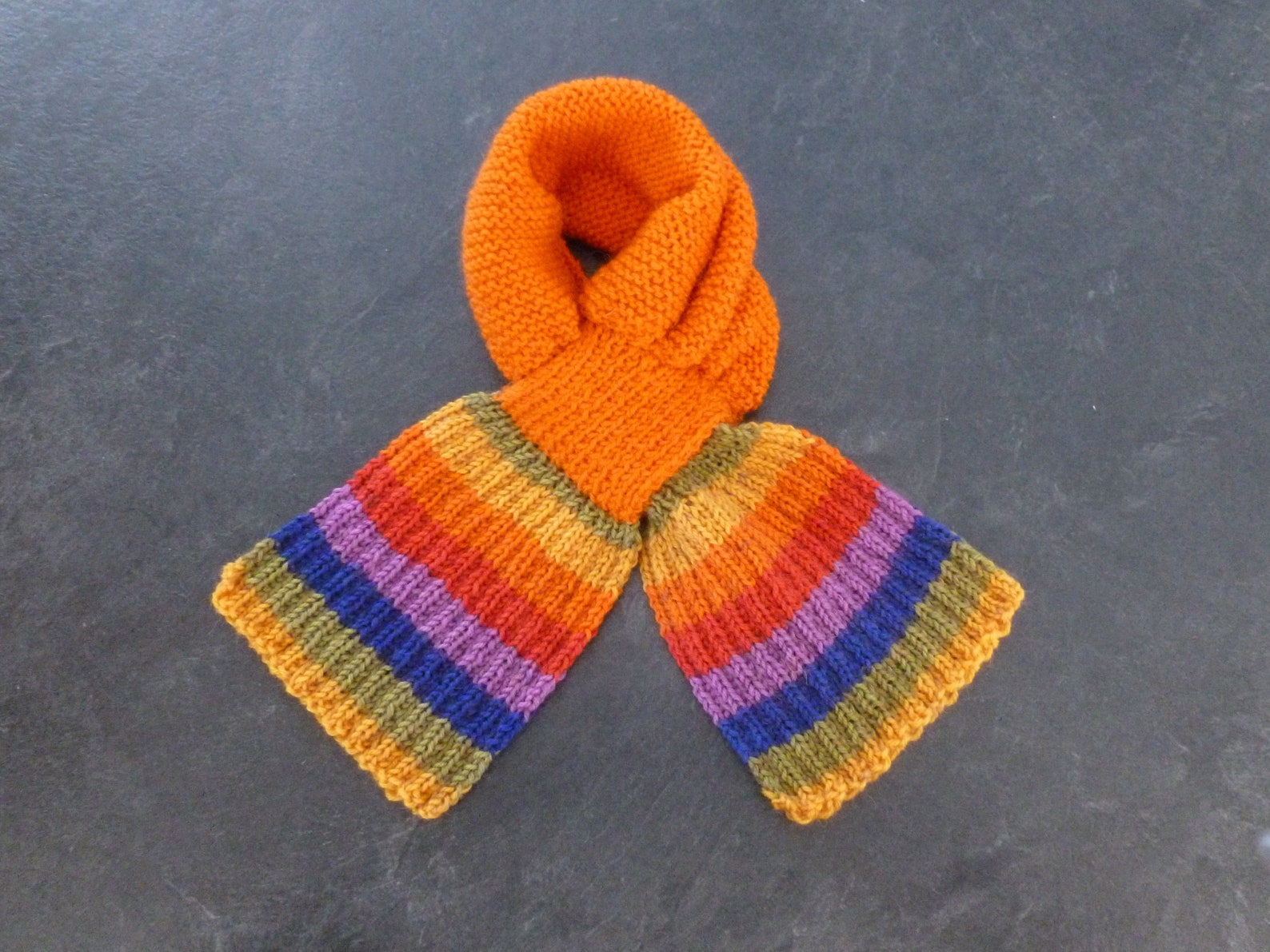 Beginners Knitting Kit for a Keyhole Scarf