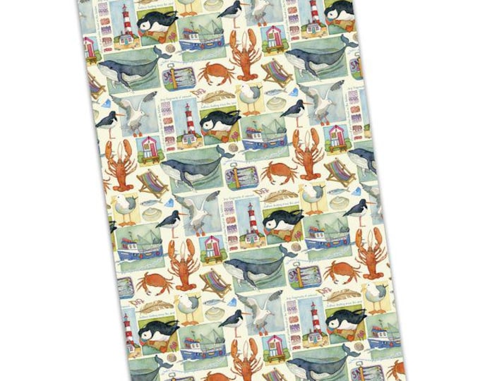 Tea Towels by Emma Ball, cotton, made in UK, crafters gift, various designs