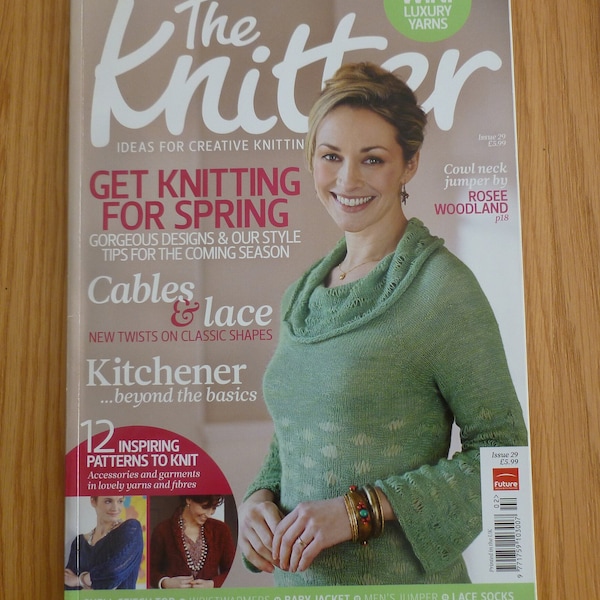 The Knitter Magazine, various issues, excellent condition, inspiring knits, fascinating articles, masterclass, patterns