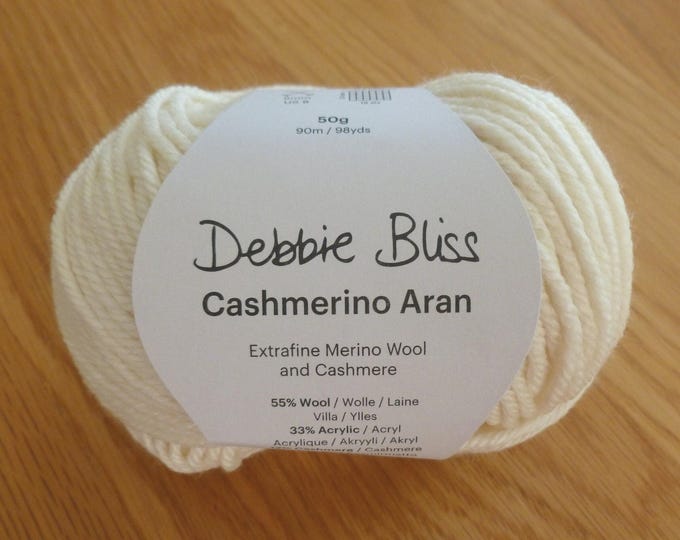 Debbie Bliss Cashmerino Aran, knitting yarn, merino wool, cashmere, 50g balls, wool, handknitting, soft, Aran