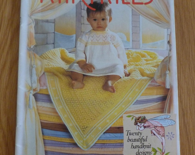 Patons Fairytales knitting pattern booklet, vintage, 20 handknitting patterns for babies, 242, 4ply, DK, Quicknit, UK