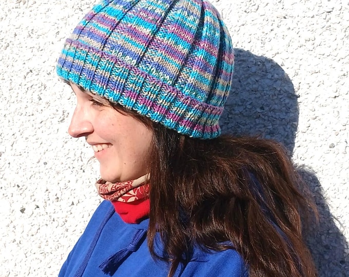 Bluey Beanie, hat knitting pattern, PDF, downloadable, printable pattern, DK