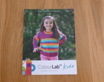 Colourlab DK Kids, knitting pattern book, by Jenny Watson