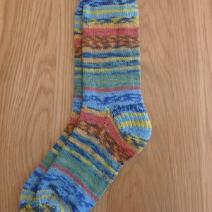 KNITTING KIT, Stromness Socks, Wee Window Design, kit, gift bagged, 4ply yarn, pattern, needles, socks, adult, child, 6 sizes, from Scotland