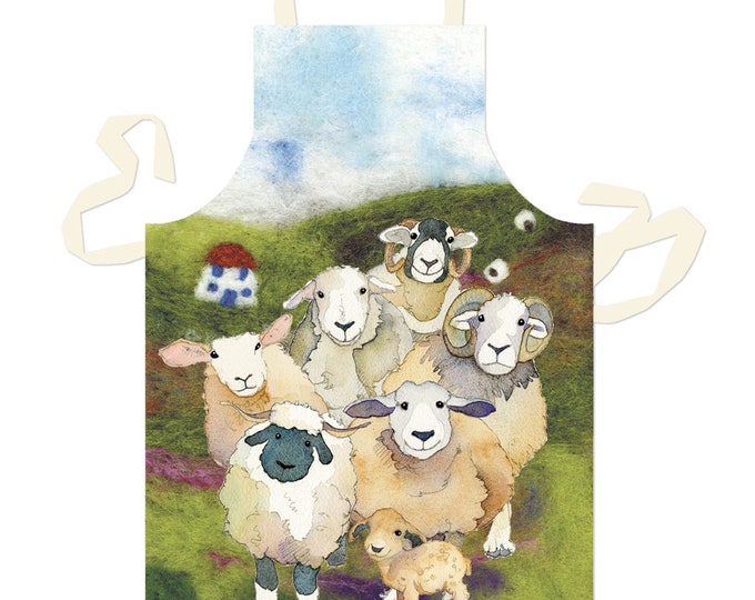 Felted Sheep Apron by Emma Ball