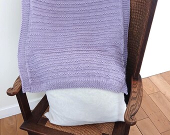 Blessings Blanket, knitting pattern, PDF, digital download, Chunky