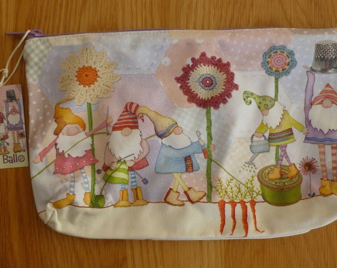 Zipped Bags by Emma Ball, handy project bags, lovely designs