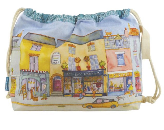 Project Bags by Emma Ball, cotton, drawstring, choice of designs