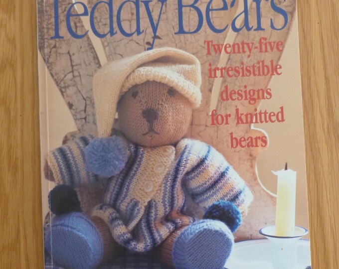 Teddy Bears, by Debbie Bliss, knitting pattern book, vintage 1997