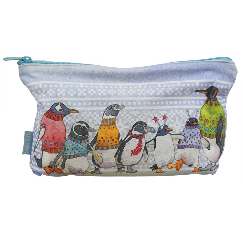 Zipped Pouch, Woolly Sheep in Sweaters, Woolly Puffins, Emma Ball, pr…