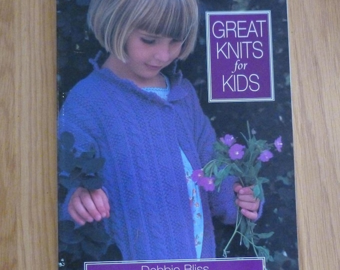 Debbie Bliss Knitting Pattern Book, Great Knits for Kids, 27 classic designs, 1997 first edition