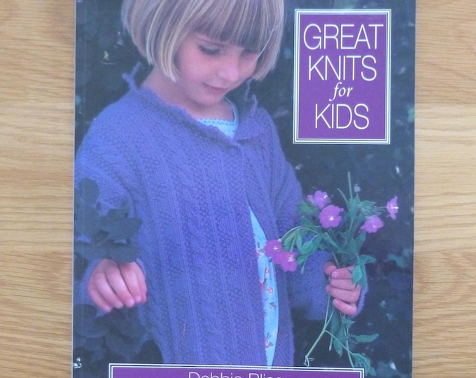 Debbie Bliss Knitting Pattern Book, Great Knits for Kids, 27 classic designs, 1997 first edition