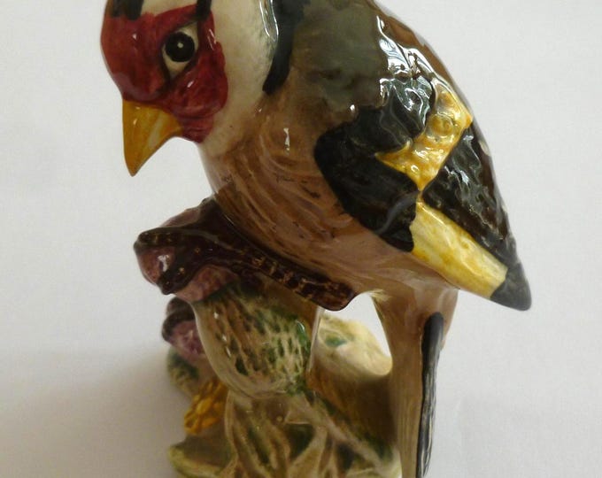 Vintage Beswick Birds, Goldfinch, Grey Wagtail, collectables, handpainted, made in England, British Birds