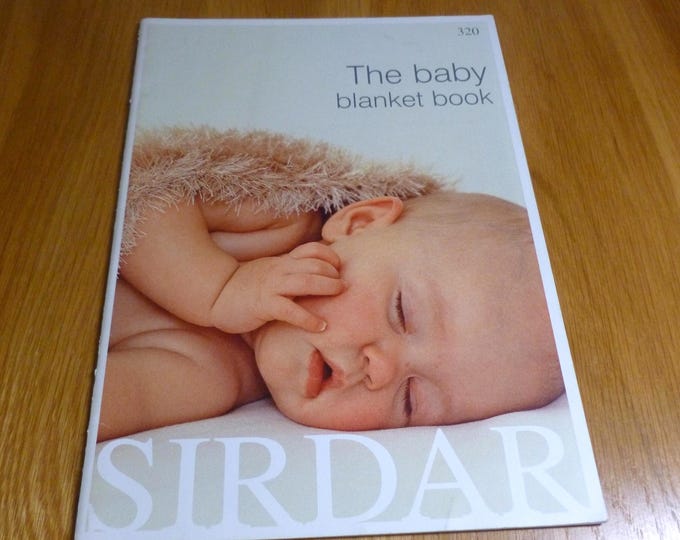 The Baby Blanket Book, vintage knitting patterns, Sirdar, UK