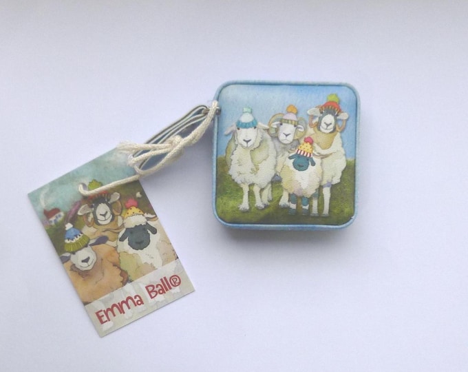 Tape Measure by Emma Ball, various designs, wipeable, 5.5 cm, 1.5 m retractable tape
